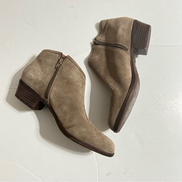 Lucky Brand Suede Brekke Ankle Bootie Size 12 - Picture 5 of 9